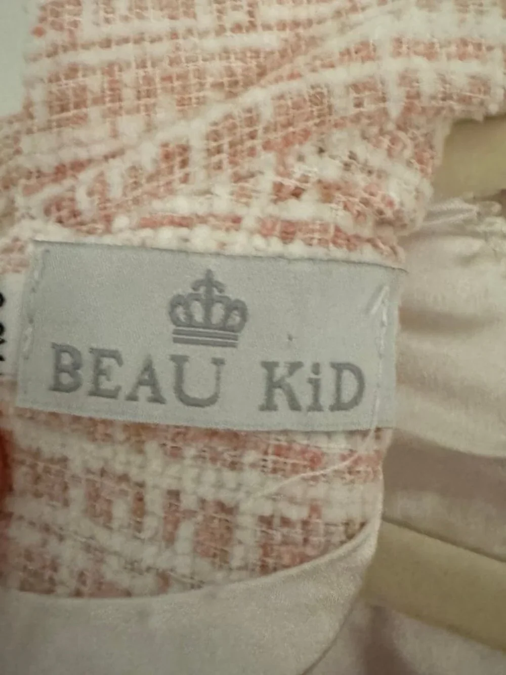 Beau Kid Tweed Dress 2-3Y